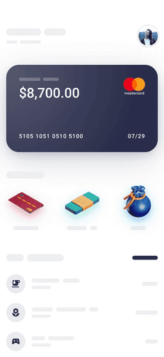 Screenshot of an app